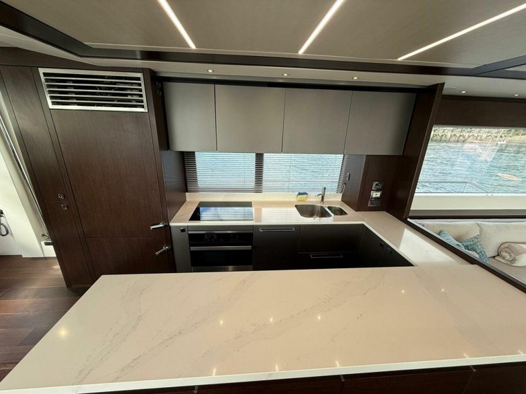 The galley — Moonlight, Sunseeker 76