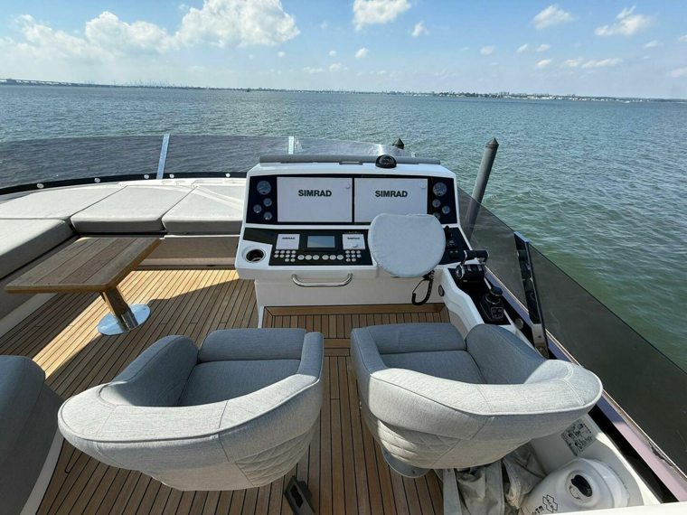 Upper helm — Moonlight, Sunseeker 76